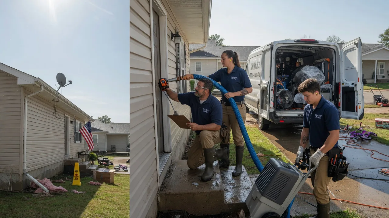 Ceiling Water Damage Restoration in Nickerson, NE near me